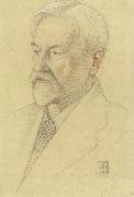 Joseph E.Southall Study for Portrait of Henry W Nevinson LLD.LittD oil painting on canvas
